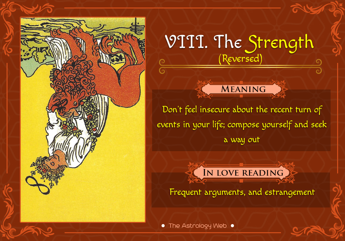 The Strength Tarot: Meaning In Upright, Reversed, Love & Other Readings | The Astrology Web