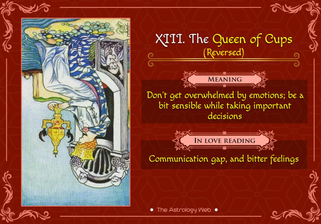 The Queen of Cups Tarot Meaning and Readings The 