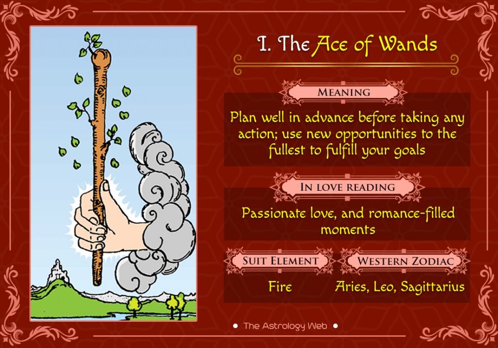 The Ace of Wands Tarot | The Astrology Web