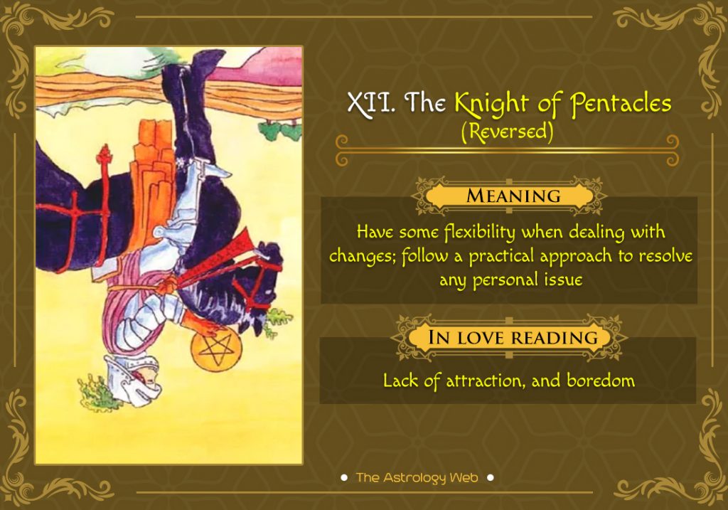 The Knight of Pentacles