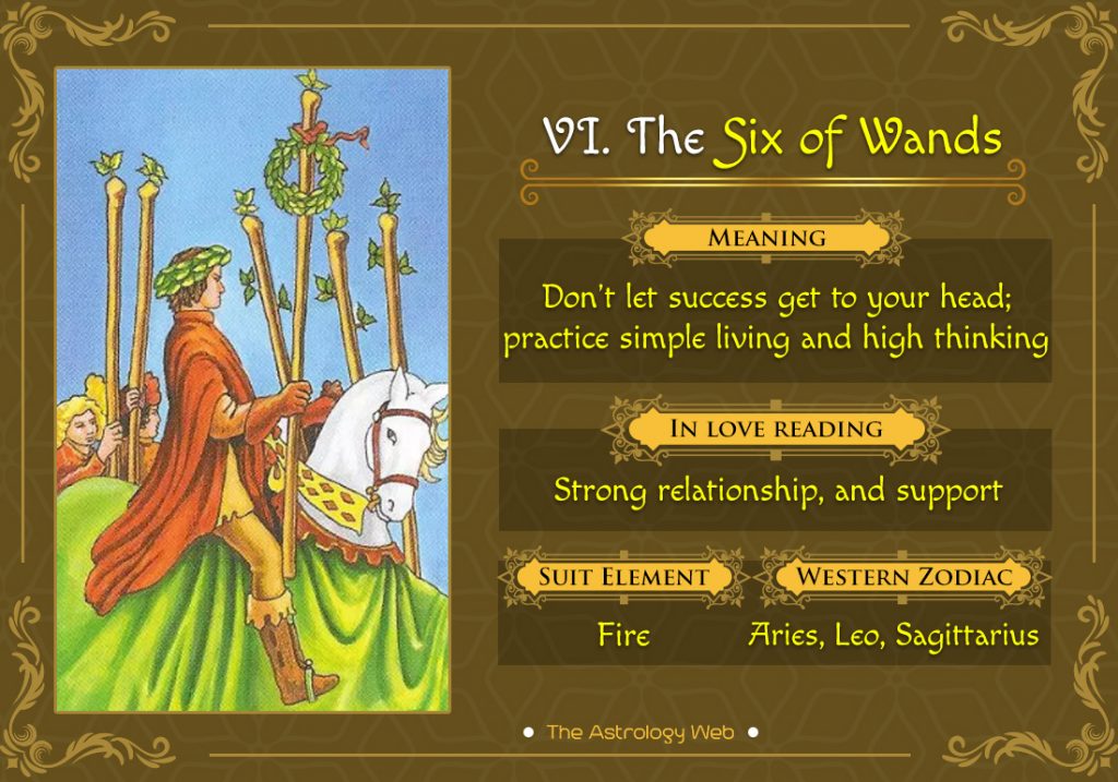 The Six of Wands