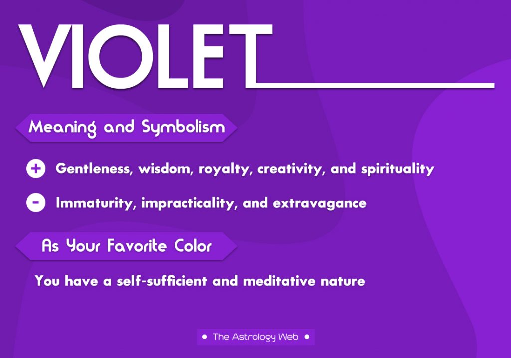 Violet Meaning Symbolism Favorite Color