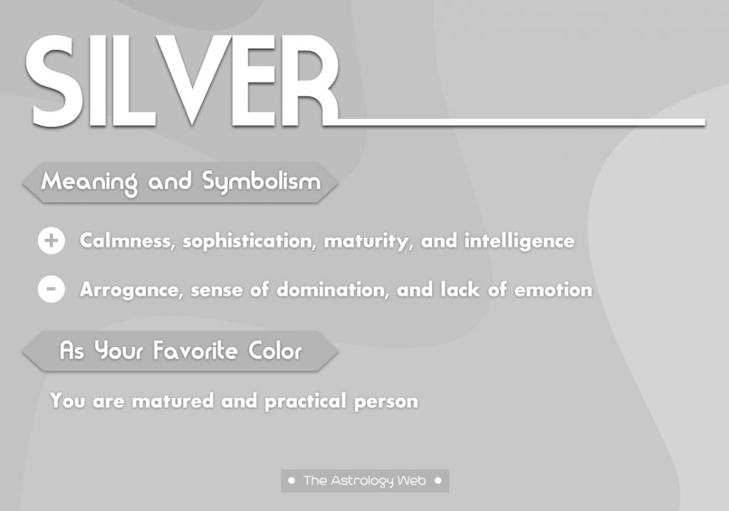 Silver Meaning Symbolism Favorite Color