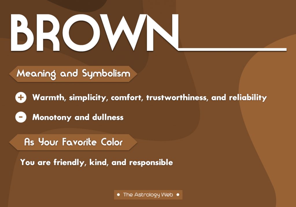 Brown Meaning Symbolism Favorite Color