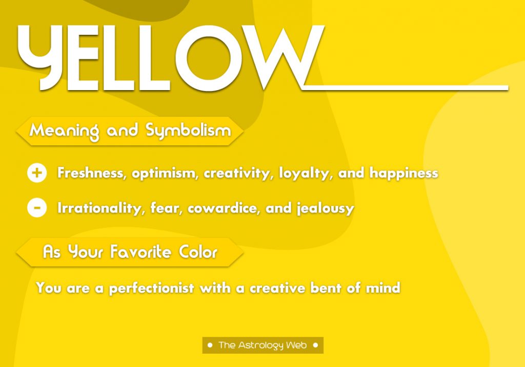Yellow Meaning Symbolism Favorite Color