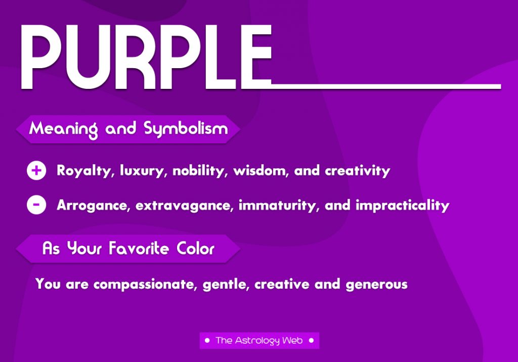 Purple Meaning Symbolism Favorite Color