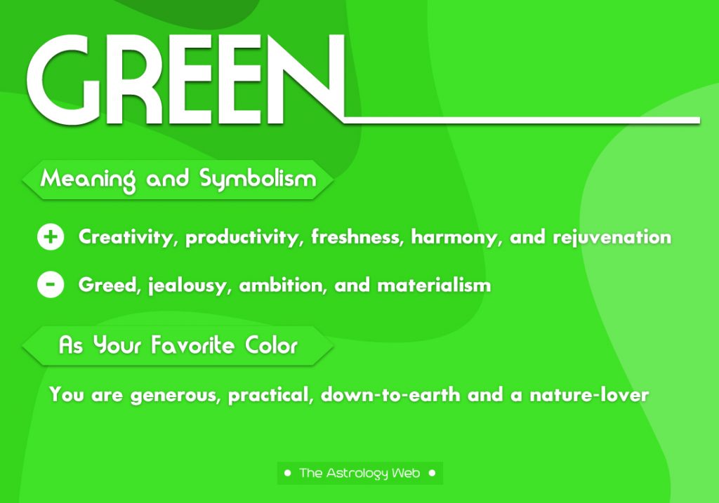 Green Meaning Symbolism Favorite Color