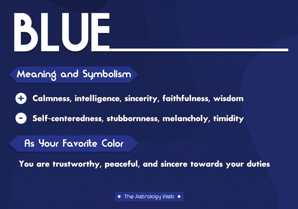Blue Meaning Symbolism Favorite Color