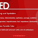 Red Meaning Symbolism Favorite Color